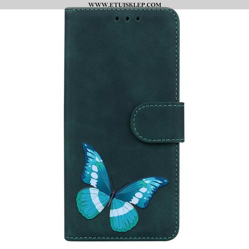 Etui Folio do Oppo Reno 8 Lite Motyl